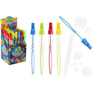 POMPEROS TUBO CON SILBATO / COLORES SURTIDO