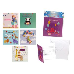 TARJETA INVITACION 4 EUSKERA 6 UND C/SOBR