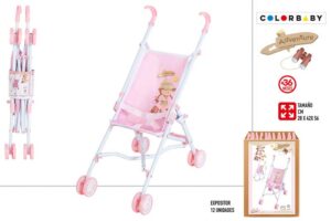 SILLA MUÑECA PARAGUAS ADVENTURE PINK