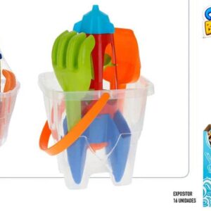 SET PLAYA-COHETE 30 CM+PALAS+CUBO CASTILLO