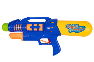 PISTOLA AGUA PRESION 3COLORES 44 CM BOLSA