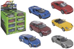 COCHES DE COLECCION METALICOS 15cm (abre puertas)