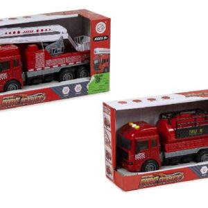 CAMION BOMBEROS 27 CM 2 MOD LUCES Y SONIDOS