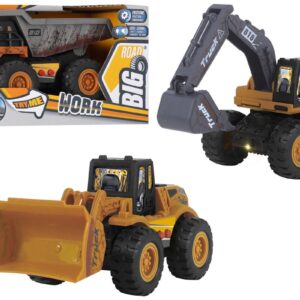 VEHICULOS DE CONSTRUCCION 2MODELOS LUCES Y SONIDO