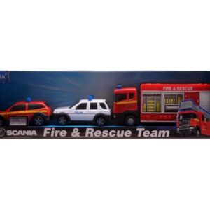 SET DE BOMBEROS 3 VEHICULOS 40CM
