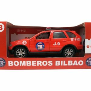 COCHE BOMBEROS METALICO 16CM