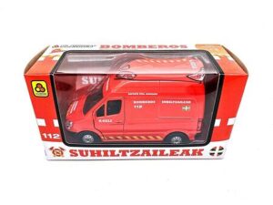 FURGON BOMBEROS EUSKADI METALICO 16CM