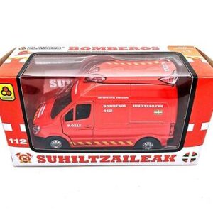 FURGON BOMBEROS EUSKADI METALICO 16CM