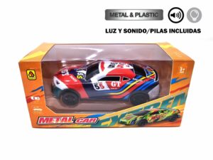 COCHES DE METAL LUCES Y SONIDOS 17CM (EXP.12)