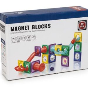 BLOQUES CONSTRUCCIÓN MAGNÉTICOS 47 PZAS