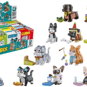 CUBIX GATOS Y PERROS 12 PZAS. EN CAJA 12 MOD