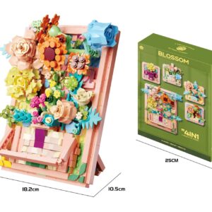 BLOQUE DE FLORES EN UN MARCO (882PZAS)