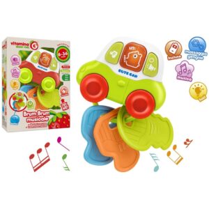 MINI COCHE MUSICAL CON LLAVES