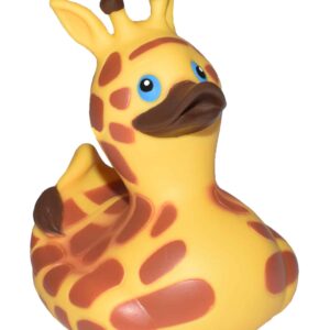 PATITO DE GOMA GIRAFA 15CM (SIN AGUJERO)