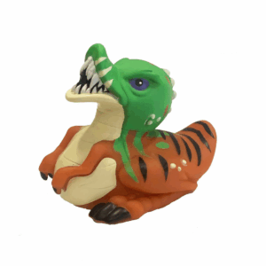 PATITO DE GOMA T-REX 15CM (SIN AGUJERO)