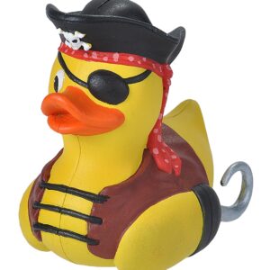 PATITO DE GOMA PIRATA 15CM (SIN AGUJERO)