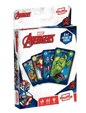 BARAJA AVENGERS 4 JUEGOS EN 1