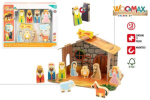 WOOMAX BELEN MADERA 11 PZAS C/ FIG MAGNETICAS