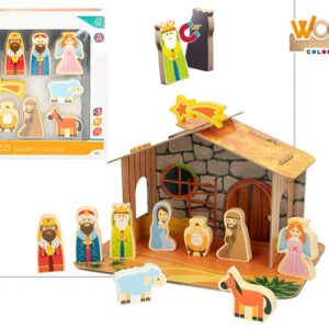 WOOMAX BELEN MADERA 11 PZAS C/ FIG MAGNETICAS