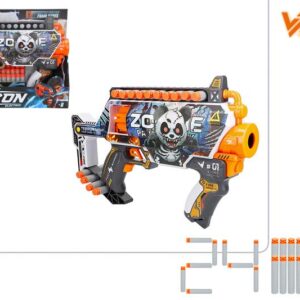 PISTOLA DARDOS SKIN ELECTRICA C/24 DARDOS 35 CM