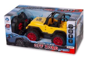 COCHE JEEP 1:20 LUZ 26CM 4 CANALES