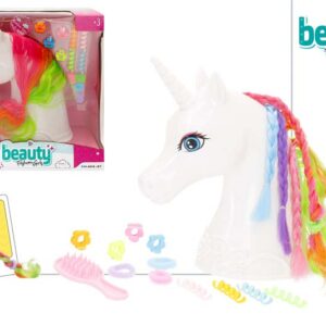 BUSTO UNICORNIO 22CM C/ACCESORIOS