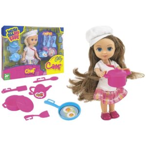 MUÑECA CON SET DE COCINA 2 MOD