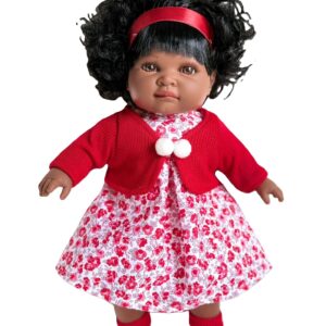 LYA HABLA PULSADOR BOLSA (BLANCA-MULATA) 40 CM.