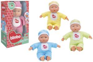 MUÑECA LLORONA DE 28 CM, 6 SONIDOS, 4 COLORES