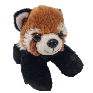 PELUCHE MINI PANDA ROJO 17CM