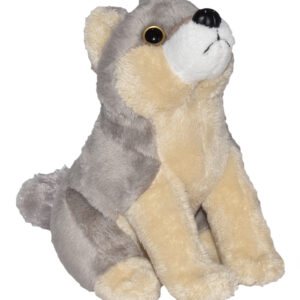 PELUCHE LOBO CON SONIDO 20CM