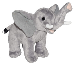 PELUCHE ELEFANTE CON SONIDO 20CM