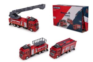 CAMIONES BOMBEROS METAL RETRO (EXP. 6)