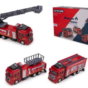 CAMIONES BOMBEROS METAL RETRO EXP. 6