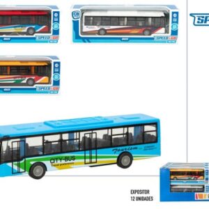 AUTOBUS METAL PULL BACK 20cm