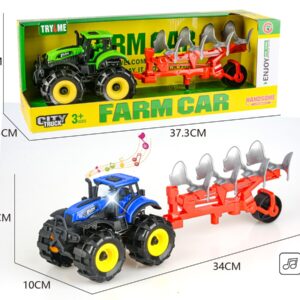 TRACTOR CON ARADO LUCES Y SONIDOS 38CM