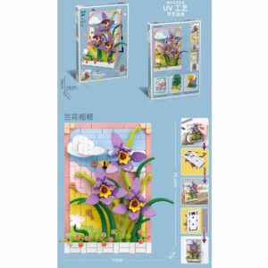 BLOQUES FLORES EN MARCO (473PZAS)