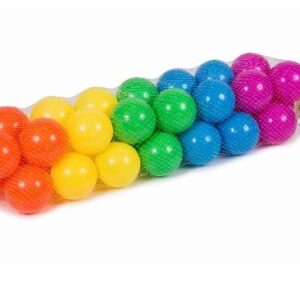 BOLAS MULTUCOLOR 8CM BOLSA X17