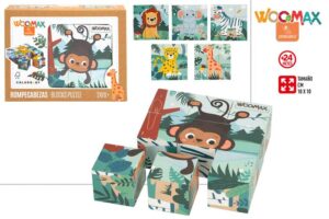 ROMPECABEZAS ANIMALES MADERA 9 PZAS