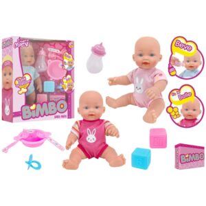 MUÑECA 30 CM CON ACCESORIOS