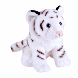 PELUCHE CACHORRO TIGRE BLANCO 30CM