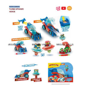 SUPERTHINGS KAZOOM POWER VEHICULO TURBO SPINNER HERO (A PARTIR 30/1)
