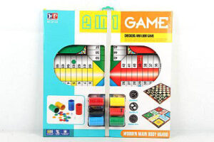 PARCHIS Y AJEDREZ 6 JUGADORES 40CM