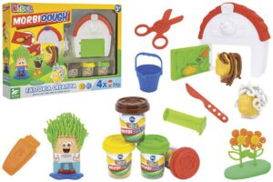 PLASTILINA GRANJA CON ACC 4 X 56GR