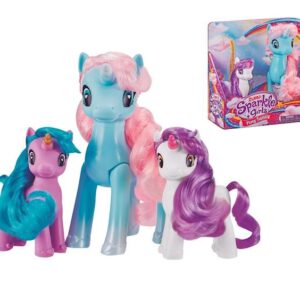 SET 3 UNICORNIOS SPARKLE GIRLZ 18 CM Y 11 CM