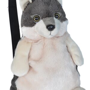 MOCHILA PELUCHE LOBO