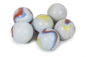 CANICAS GIGANTES 6UND.BOLSA 0,35cm.