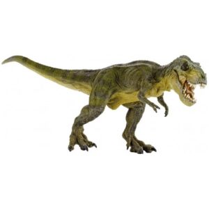T-Rex verde corriendo