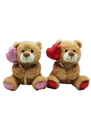 OSO CON CORAZON SURTIDO 22CM