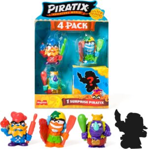 FIGURA PIRATIX GOLDEN TREASURE FOUR PACK